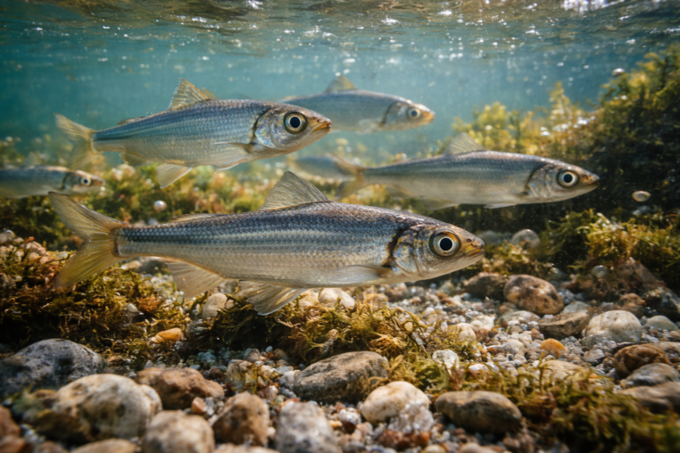 divieto pesca aoni in primavera, particolare di agoni