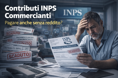 Contributi INPS commercianti: pagare anche senza guadagnare, una distorsione del sistema