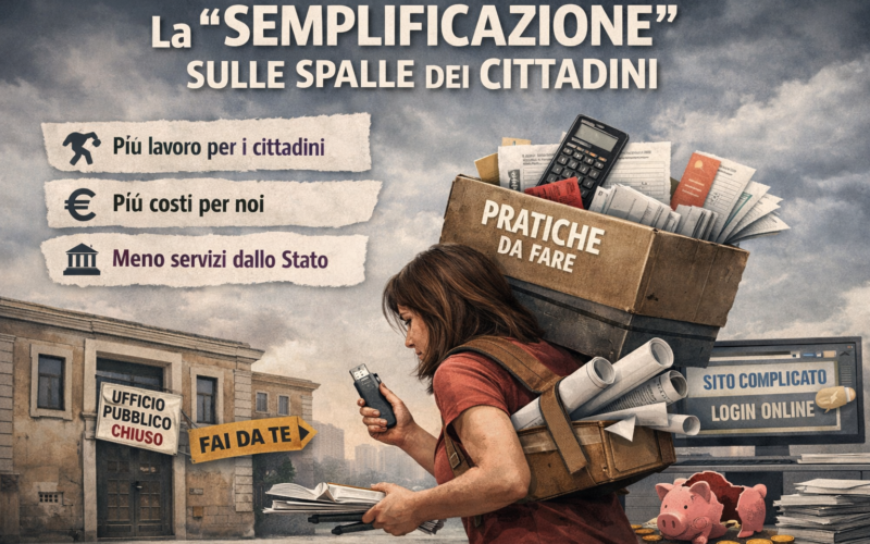 La semplificazione burocratica? Un lavoro in meno per lo Stato, uno in più per noi